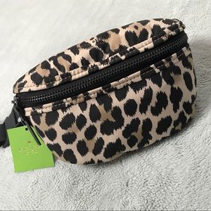 kate spade leopard fanny pack